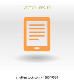 Flat icon of touchpad