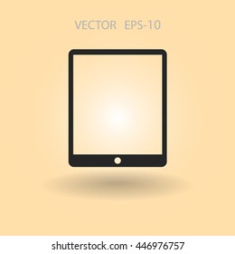 Flat icon of touchpad