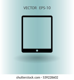 Flat icon of touchpad. vector illustration