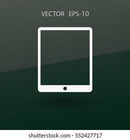Flat icon of touchpad. vector illustration