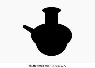 flat icon of traditional teapot, vector.