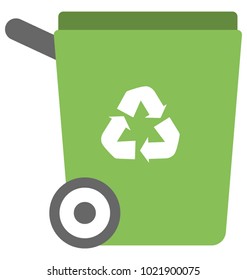 Vector Recycling Bin Symbol Stock Vector (Royalty Free) 373928074 ...