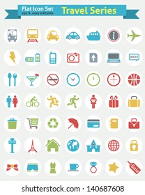 Flat Icon -- Travel Series