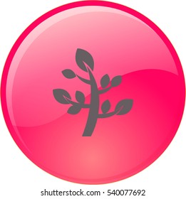 Flat icon. Tree.