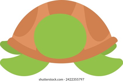 flat icon turtle cute pets