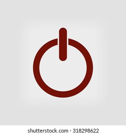 Flat icon of tv icon