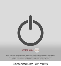 Flat icon of tv icon