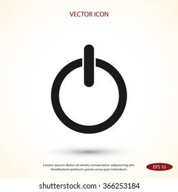 Flat icon of tv icon