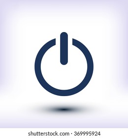 Flat icon of tv icon