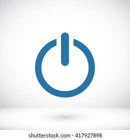 Flat icon of tv icon