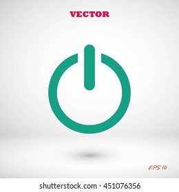 Flat icon of tv icon