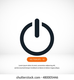 Flat icon of tv icon, flat design best vector icon