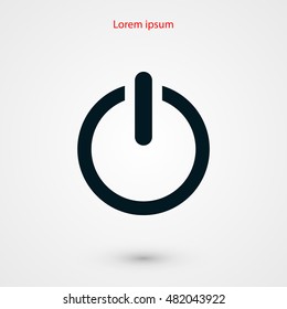 Flat icon of tv icon, flat design best vector icon