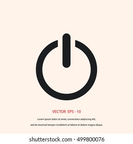 Flat icon of tv icon, flat design best vector icon
