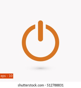 Flat icon of tv icon, flat design best vector icon