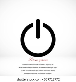 Flat icon of tv icon, flat design best vector icon
