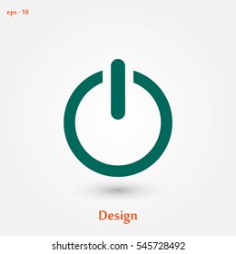 Flat icon of tv icon, flat design best vector icon