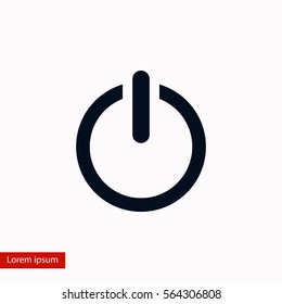 Flat icon of tv icon, flat design best vector icon
