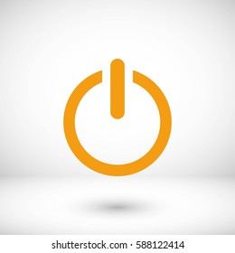 Flat icon of tv icon, flat design best vector icon