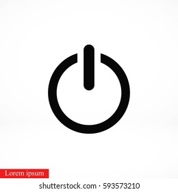 Flat icon of tv icon, flat design best vector icon