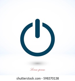 Flat icon of tv icon, flat design best vector icon