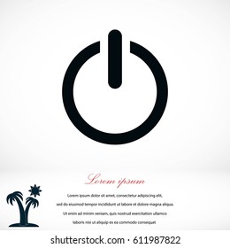 Flat icon of tv icon, flat design best vector icon