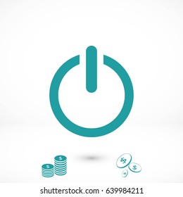 Flat icon of tv icon, flat design best vector icon