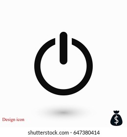 Flat icon of tv icon, flat design best vector icon