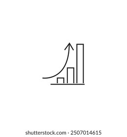 Flat Icon - Up-Trend 06 for commercial use