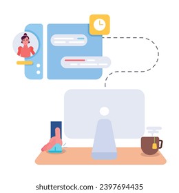 Here’s a flat icon of user dashboard 