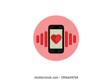 flaches Icon-Design für Smartphones