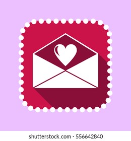 flat icon for Valentines day