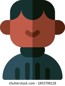 Flat icon vector design avatar farmer, suitable for icons, illustration, backgrounds, stickers, covers, banners