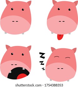 flat icon very cute. good for template design.
