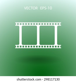 Icono plano del vídeo