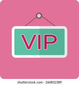 flat icon VIP