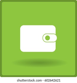 Flat icon. Wallet.