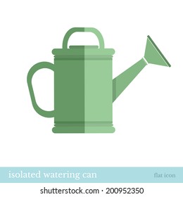 flat icon watering can isolated on white 