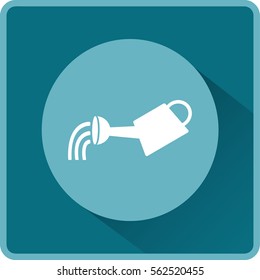 Icono plano. Aguas con agua.