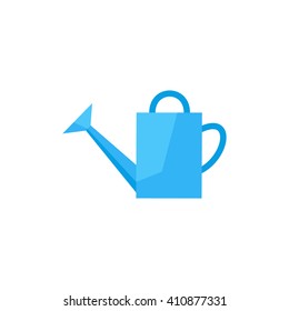 flat icon watering-can. watering can to water plants. garden tools watering-pot. watering can vector illustration. watering pot 