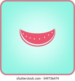 Flat Icon watermelon.