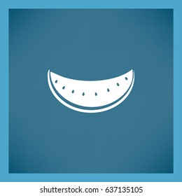 Flat Icon watermelon.