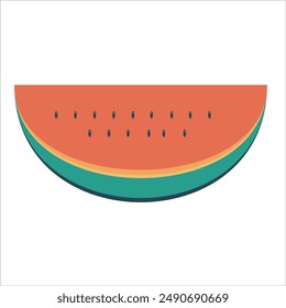 flat icon watermelon background. palestine symbol peaceful 