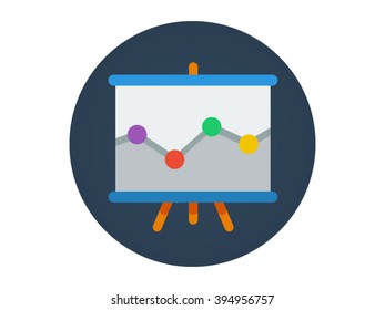 Flat Icon - Whiteboard Illustration