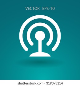 Flachbild-Icon für WiFi