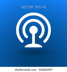 Flachbild-Icon für WiFi