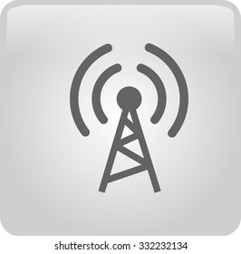 Flat icon of wifi