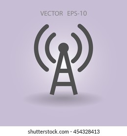 Flachbild-Icon für WiFi