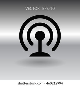 Flachbild-Icon für WiFi