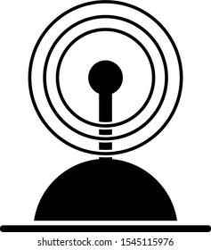 Flat icon of wifi. vector illustration